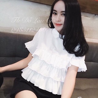 💋💋Áo sơ mi bèo tầng