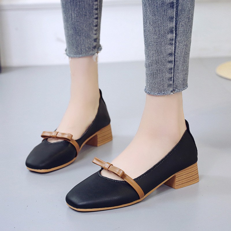 Giày tiểu thư phong cách đơn giản sang trọng quí phái dễ kết hợp đồ V191 | BigBuy360 - bigbuy360.vn