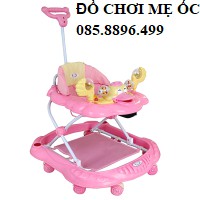 Xe tròn tập đi Song Long (Có nhạc + để chân + tay đẩy)