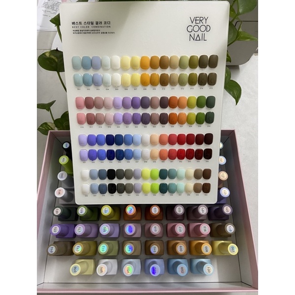 Sét Sơn verygood nail 60 màu,sơn verygood 60 màu tặng kèm bảng màu