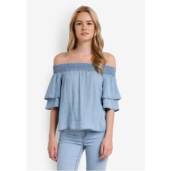 ÁO BỆT VAI TAY TẦNG XOÈ hiệu COTTON ON