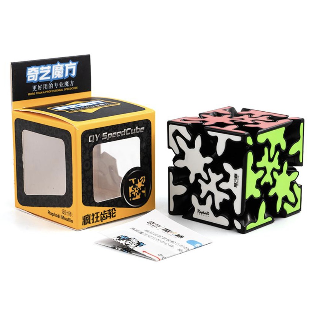 QiYi Crazy Gear Cube Rubik Biến Thể Bánh Răng