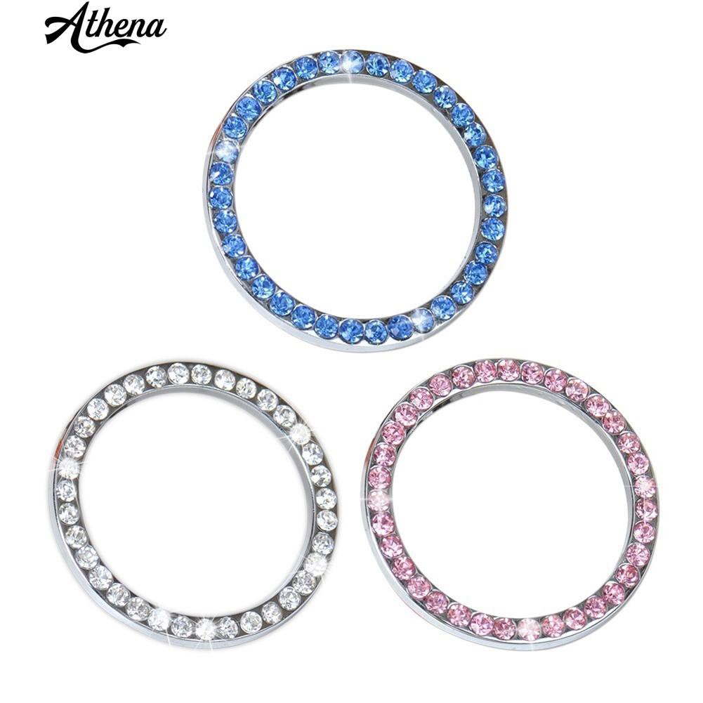 Móc Khóa Vòng Pha Lê Có Đèn Trang Trí Xe Hơi Giá Đỡ