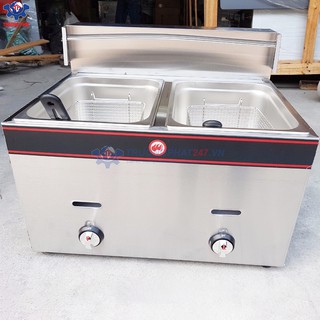 Bếp Chiên Nhúng Đôi Bằng Gas HGF-72