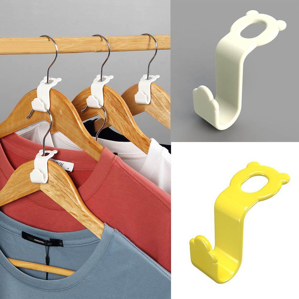Set 5 Móc Treo Quần Áo Mini Chống Trượt Sáng Tạo Giá Đỡ