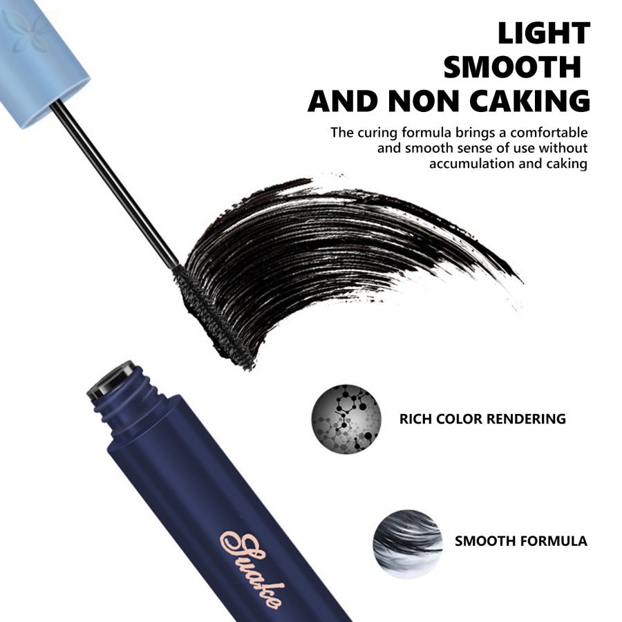 Mascara vovigo đầu cọ nhỏ chuốt mi cong dày lâu trôi chống nhòe không thấm nước và mồ hôi