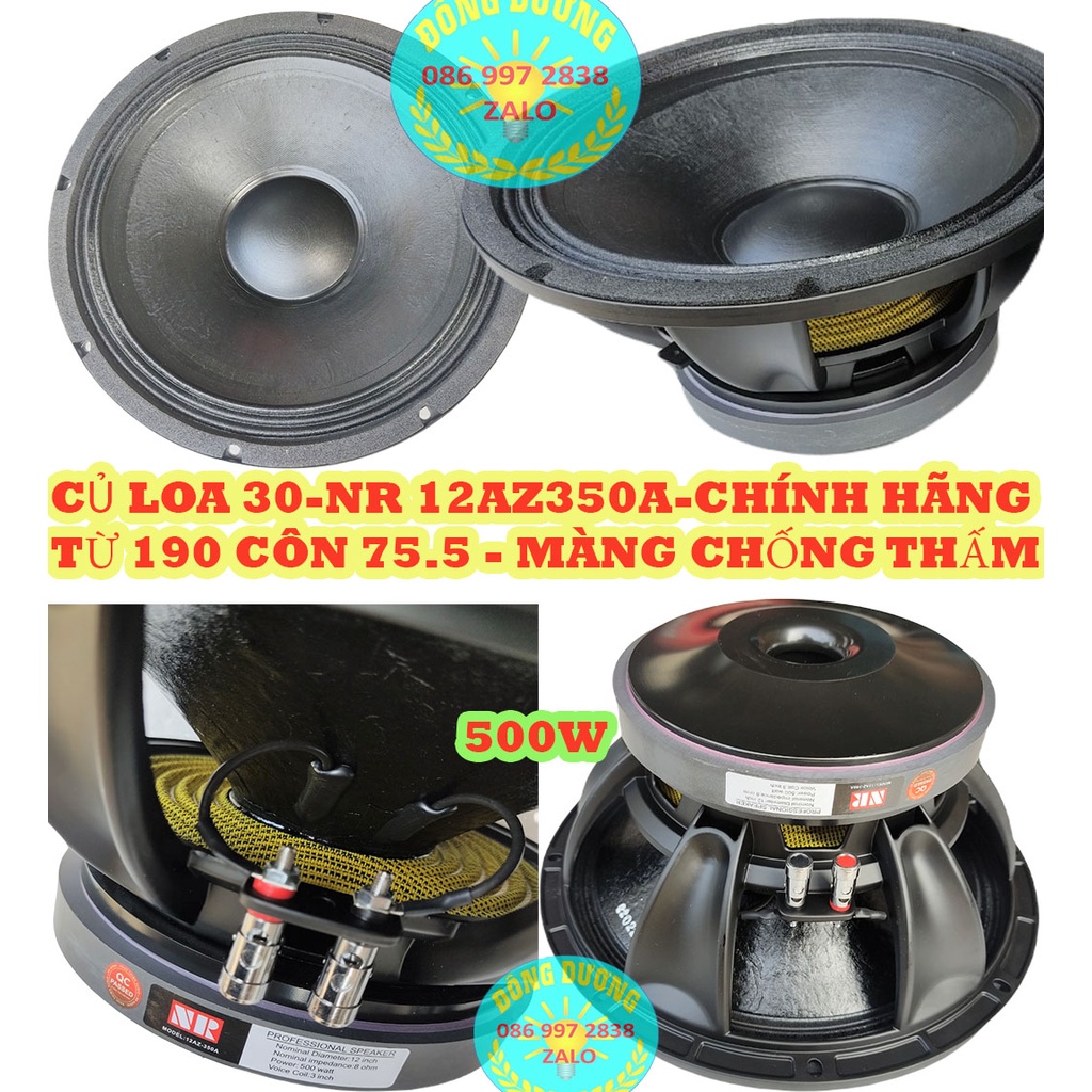 LOA NHẬP KHẨU - 2 CỦ LOA BASS 30 NR AUDIO TỪ 190 GÂN VẢI 3 XẾP - CỦ LOA 3 TẤC