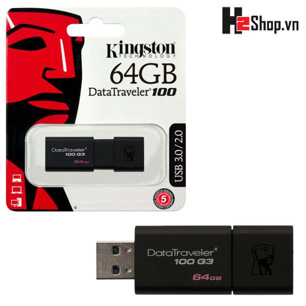 USB KINGSTON 64GB DT100