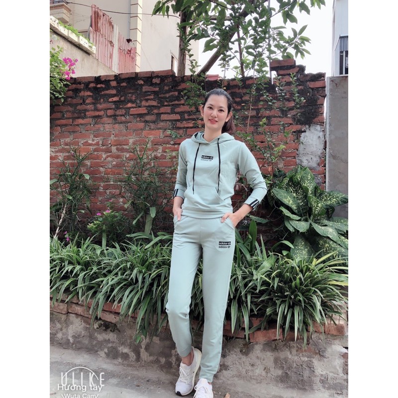 💥Bộ nỉ thể thao nữ có mũ túi bụng hàng xuất dư đẹp💥ảnh thật 100% | BigBuy360 - bigbuy360.vn