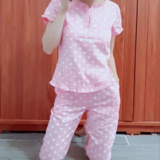 (Freeship99k) Bộ mặc nhà vải kate Hàn