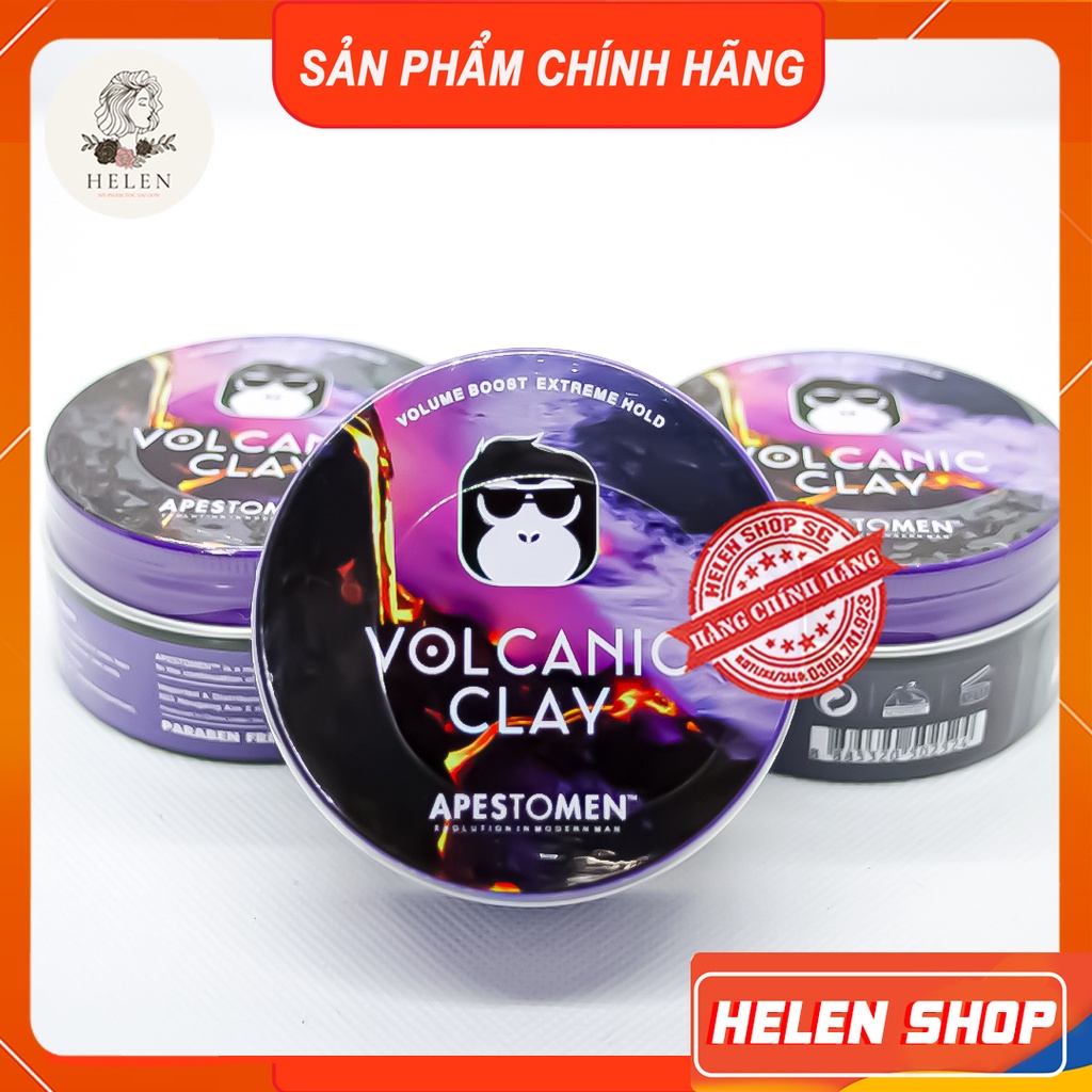 Sáp Vuốt Tóc Nam Apestomen Volcanic Clay Hàng Chính Hãng