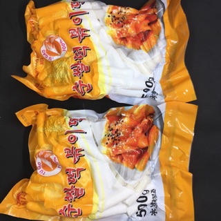 Combo gồm 8 gói bánh gạo thường MIR + 4 chả cá + 2kg sốt