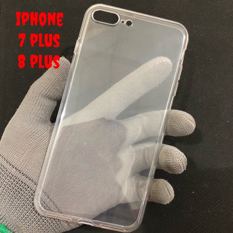 Ốp Lưng iPhone 7 Plus/8 Plus Dẻo Trong Suốt Siêu Mỏng