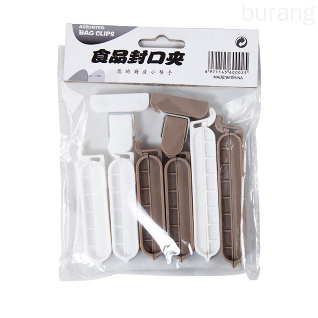 Set 8 Kẹp Miệng Túi Bảo Quản Thực Phẩm