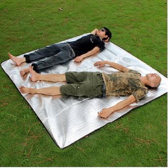 tấm cách nhiệt dã ngoại, tấm cách nhiệt picnic tráng bạc hai mặt, chống nước | BigBuy360 - bigbuy360.vn
