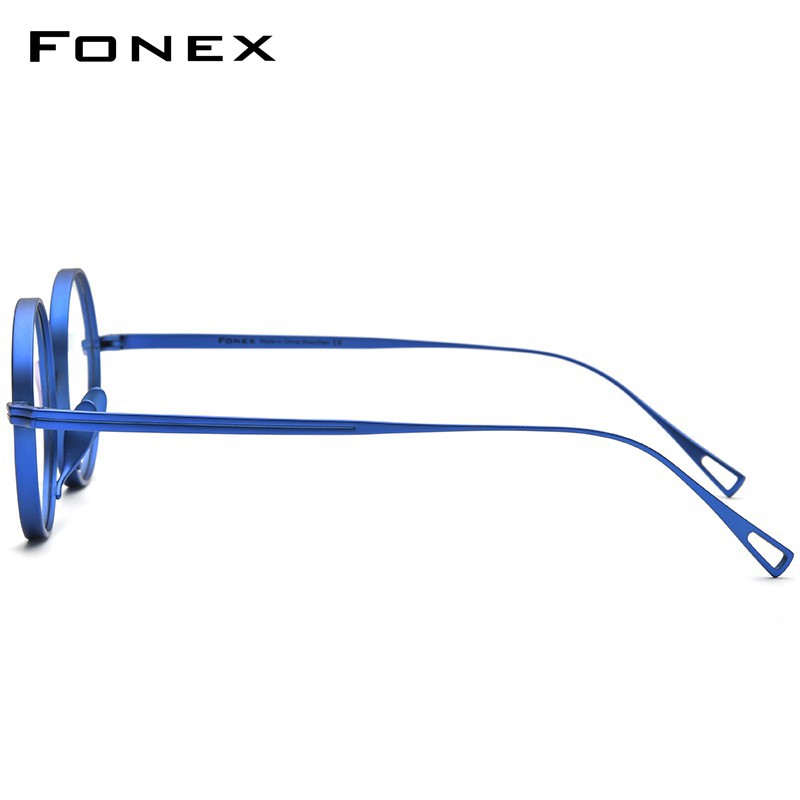 FONEX siêu nhẹ titanium tinh khiết mắt kính khung nam nghệ thuật cổ điển vòng khung khung có thể được trang bị với mức độ F85644 | BigBuy360 - bigbuy360.vn