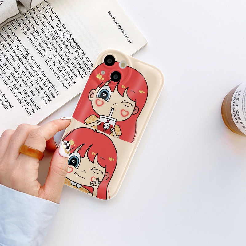 Ốp lưng iphone đệm khí phone girl trà sữa 6/6plus/6splus/7/7plus/8/8plus/xs/11/12/13/pro/max/promax - SALE HOT B5-25