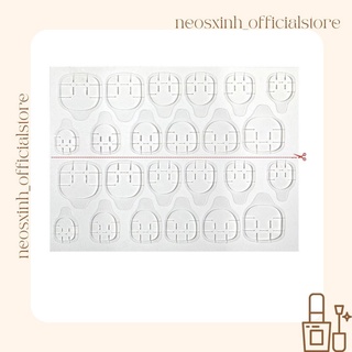 Miếng Keo Silicon Dán Nailbox Móng Giả Màu Hồng Set 10m*24m Nhỏ - Neosxinh Nails