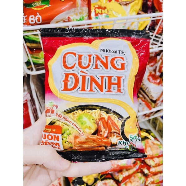 MÌ CUNG ĐÌNH VỊ TÔM CHUA CAY, BÒ HẦM, SƯỜN HẦM, THỊT HẦM NẤM80g