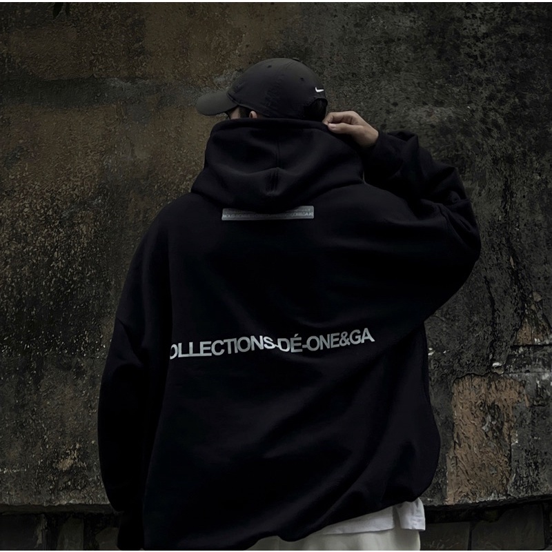 Áo Hoodie One&Ga Màu Đen