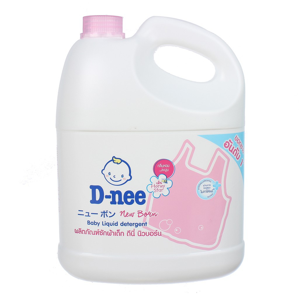 (Chính hãng có tem Đại Thịnh) Nước giặt quần áo em bé Dnee can 3000ml