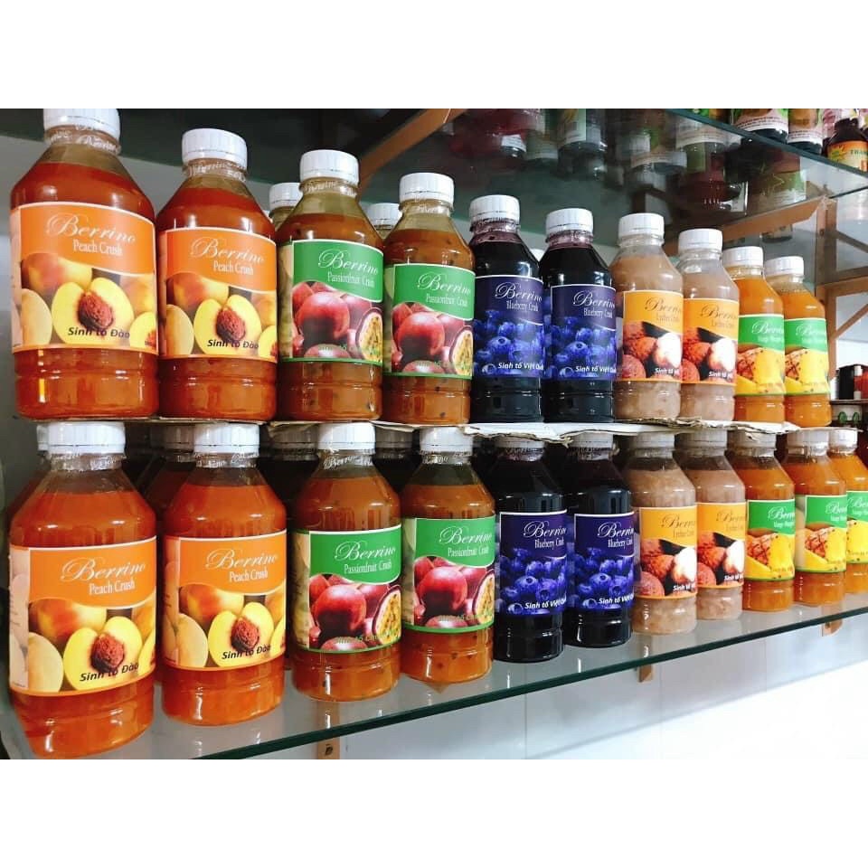 Mứt Sinh tố Berrino CHANH DÂY chai 1 lít