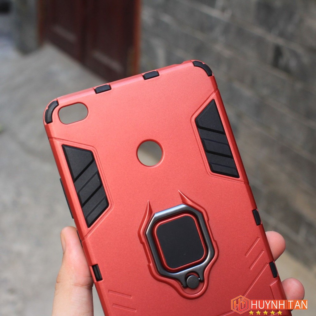 Ốp lưng Xiaomi Mi Max 2 chống sốc Iron Man ver 2 có Iring (Full Màu)