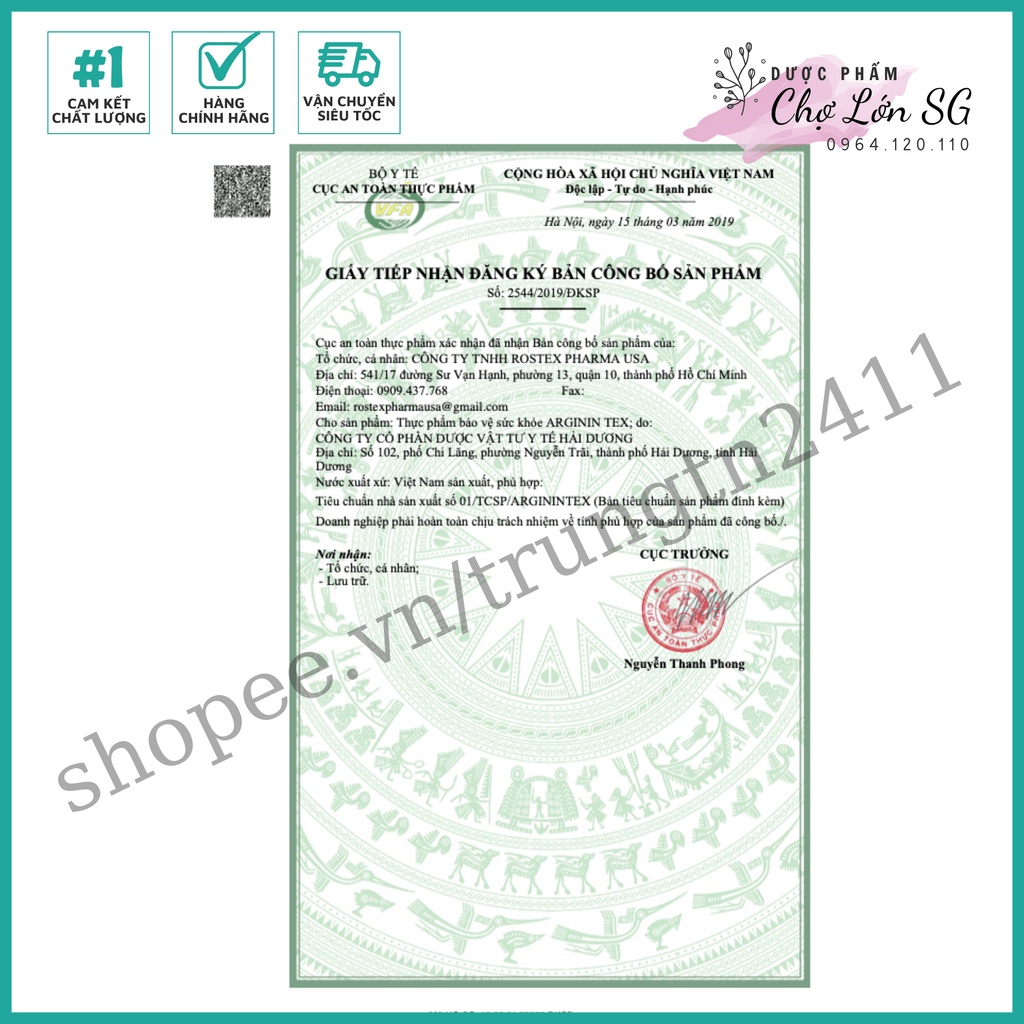 Viên uống mát gan ARGININ TEX giảm tổn thương gan do bia rượu  - Hộp 60 viên