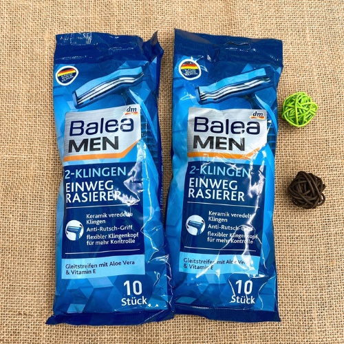 Dao cạo râu Balea Men lưỡi kép 10 cái, hàng Đức chính hãng - Shop Mecici