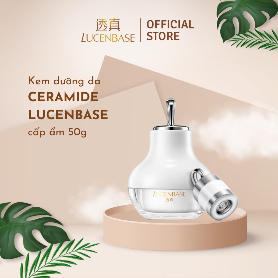 Kem dưỡng da ceramide LUCENBASE cấp ẩm, phục hồi da 50g