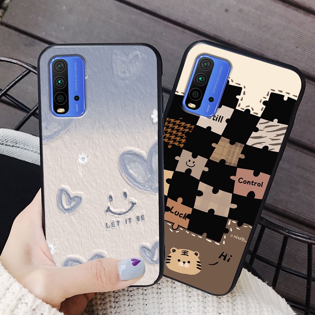 Ốp lưng Xiaomi REDMI 9T in hình cao cấp mẫu kẻ caro,mikenbe@r siêu hot