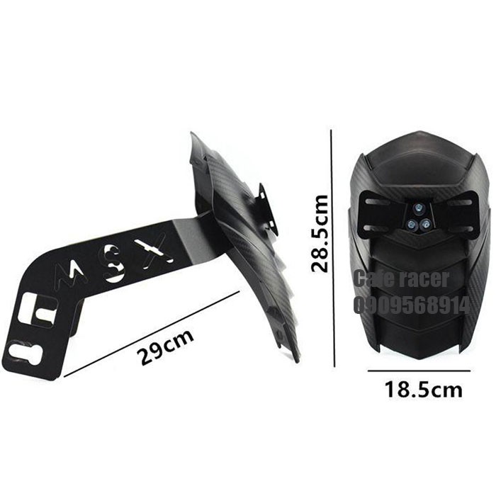 Chắn bùn honda MSX125/SF monkey kèm pat biển số
