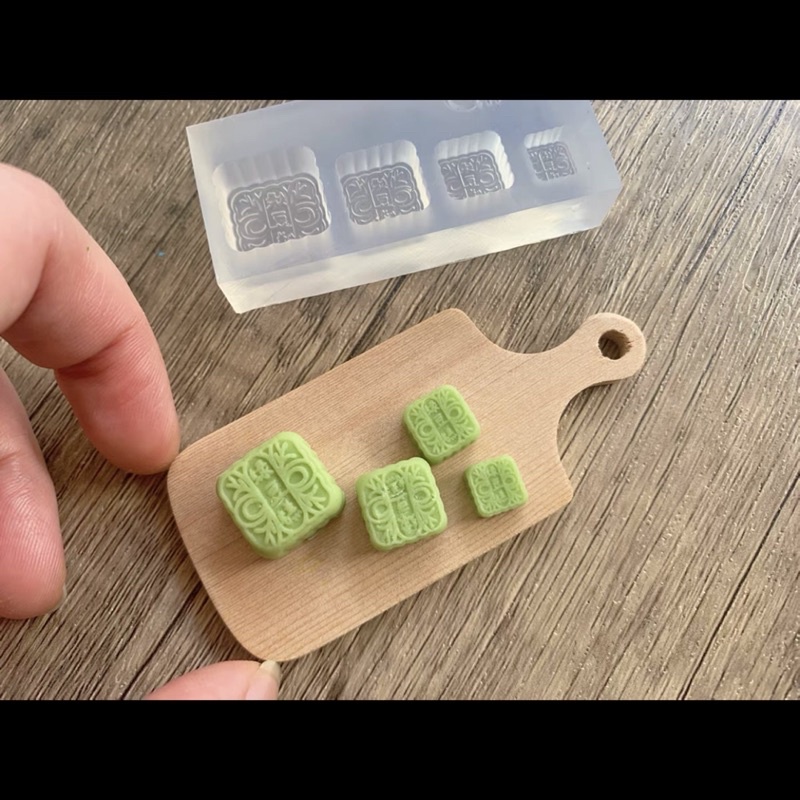 Khuôn bánh trung thu mini làm nails