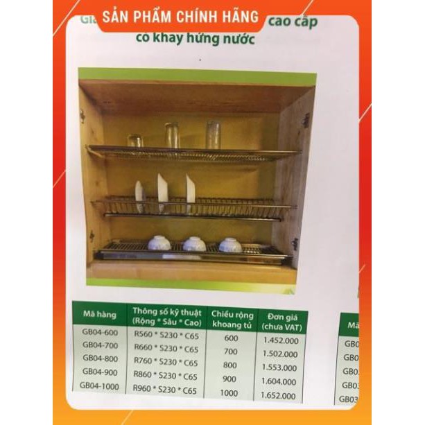 (SALE) Kệ chén âm tủ 3 tầng , giá để bát đĩa âm tủ 3 tầng inox 304