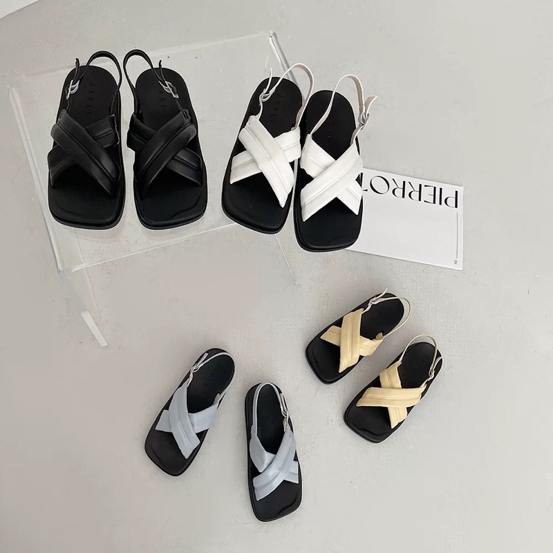 CÓ SẴN  Sandal chéo dây bản to ⭐️⭐️⭐️VIDEO THẬT SHOP TỰ QUAY