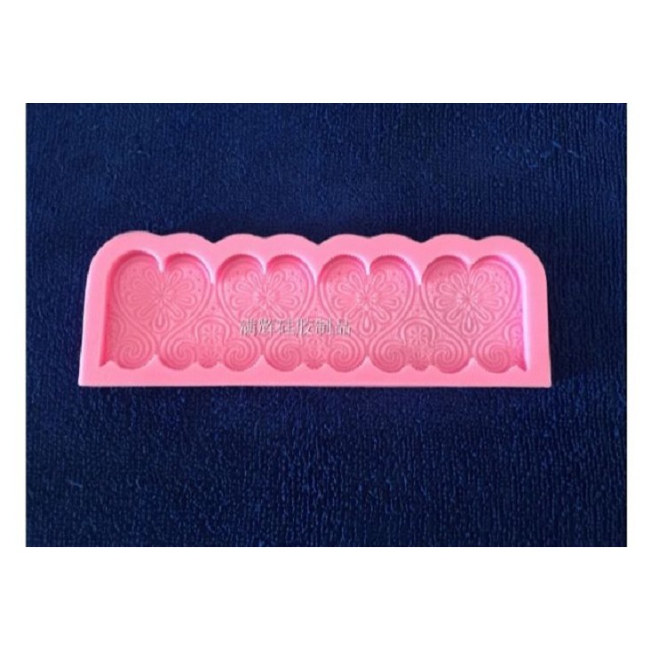 Khuôn silicon làm rau câu làm bánh 4d mẫu Viền tim