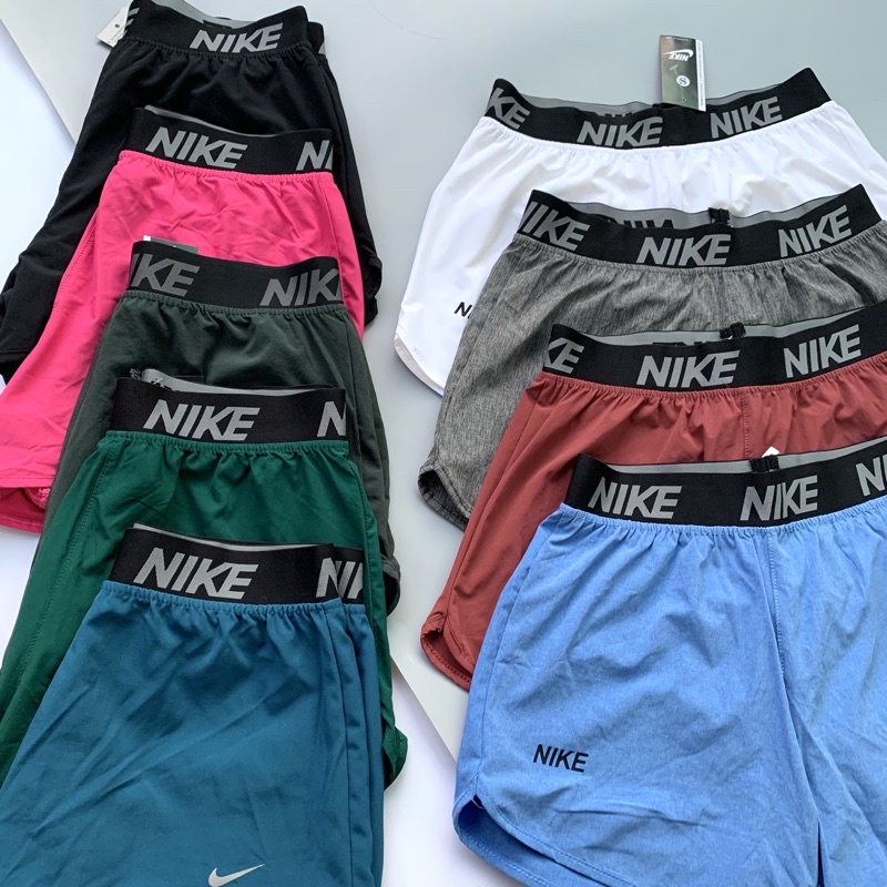 Quần Shorts Thể Thao 2 Lớp Tập Gym, Chạy bộ Lưng NK Đẹp