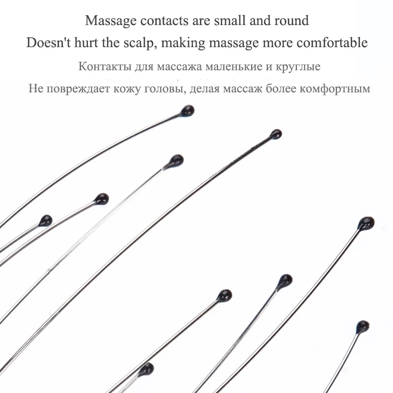 Dụng Cụ Mát Xa Đầu Giảm Căng Thẳng Màu Sắc Ngẫu Nhiên