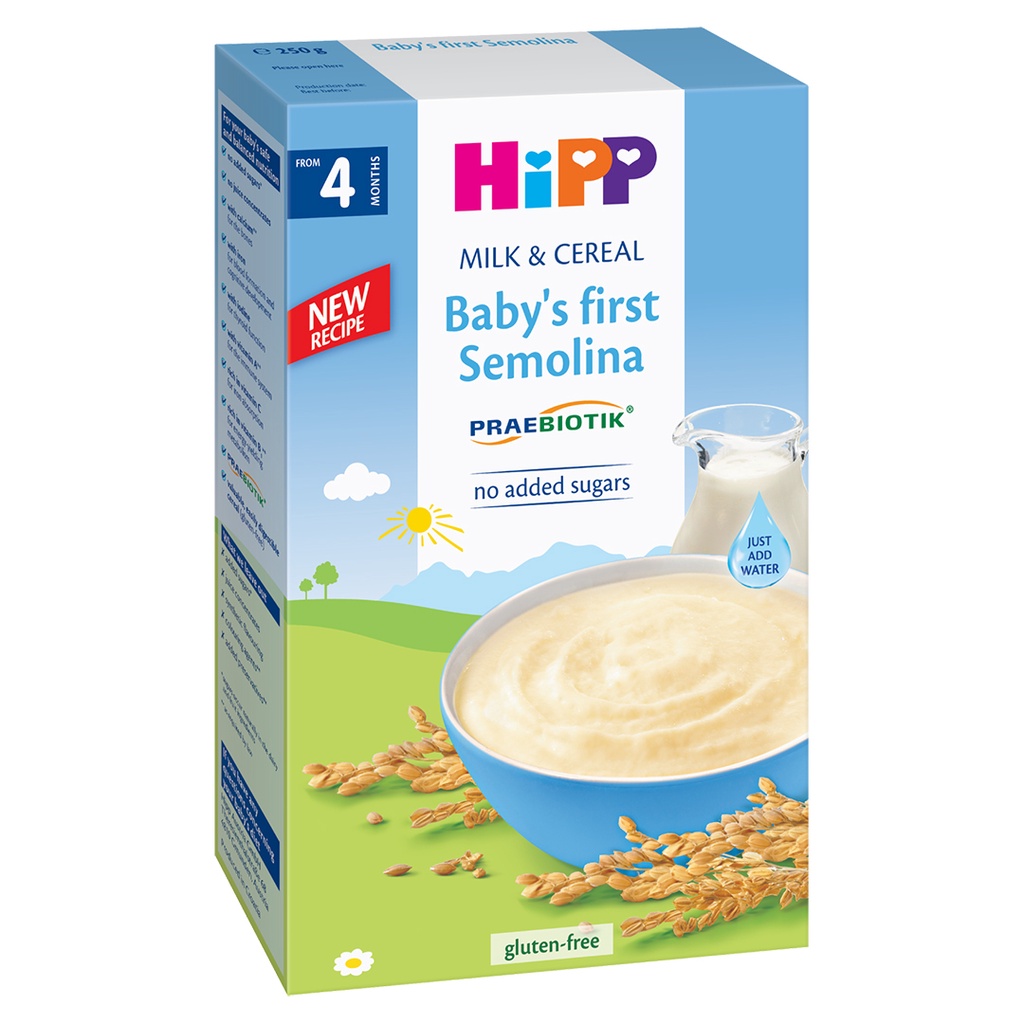 Bột ăn dặm HiPP khởi đầu 250g cho bé 4M+