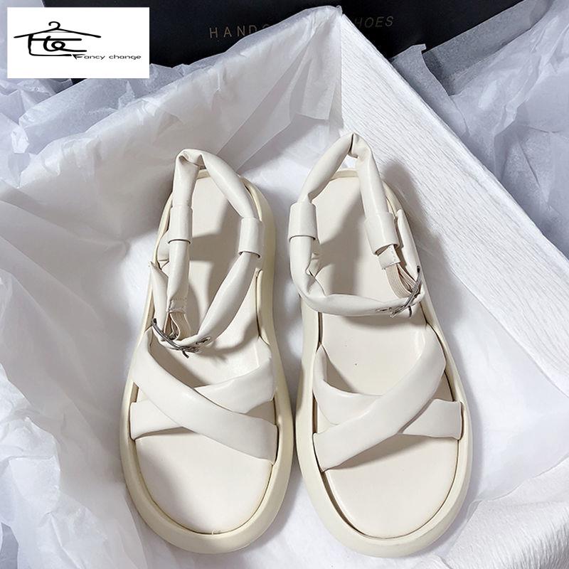 Giày Sandal Mùa Hè Đế Dày Phong Cách Thời Trang Hàn Quốc 2022