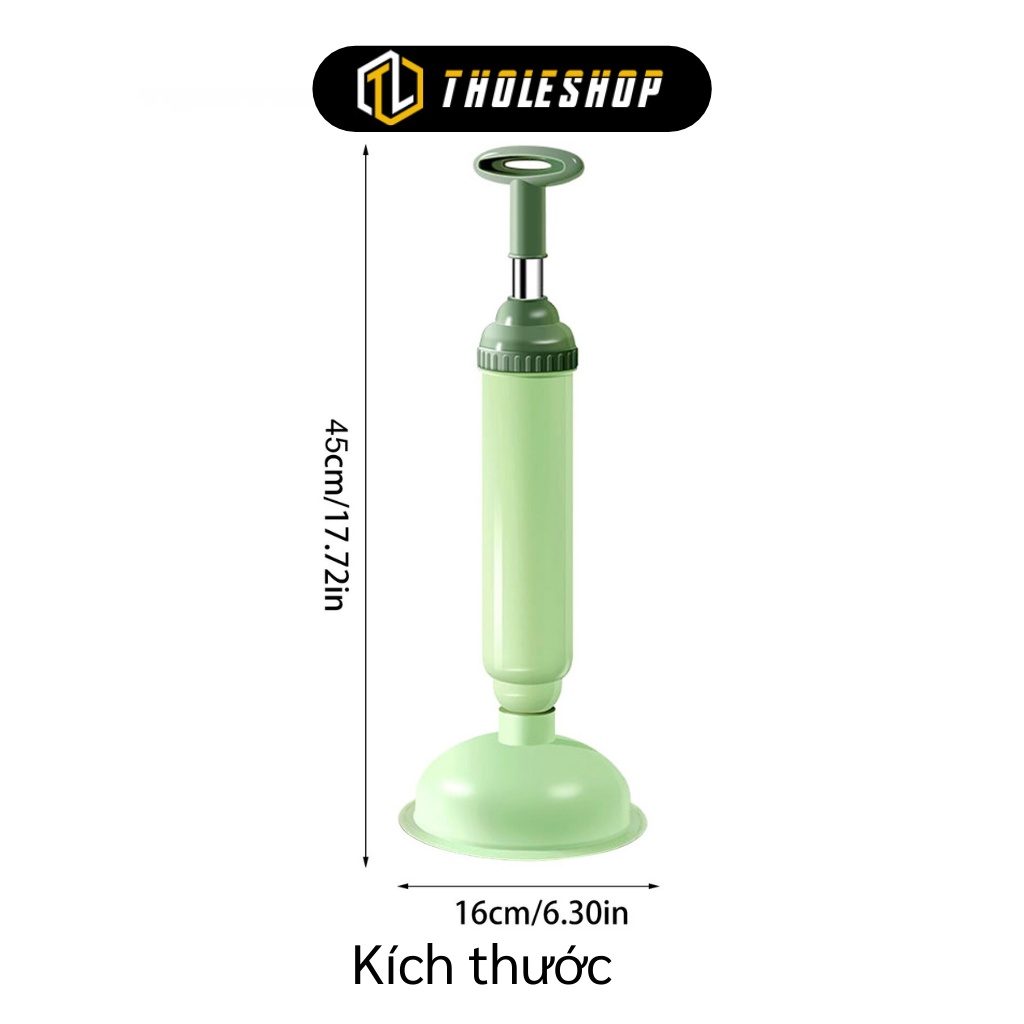 Dụng Cụ Thông Tắc Bồn Cầu - Bơm Thụt Thông Tắc Bồn Rửa Mặt - Cây Vệ Sinh Cống Áp Lực Cao 1045