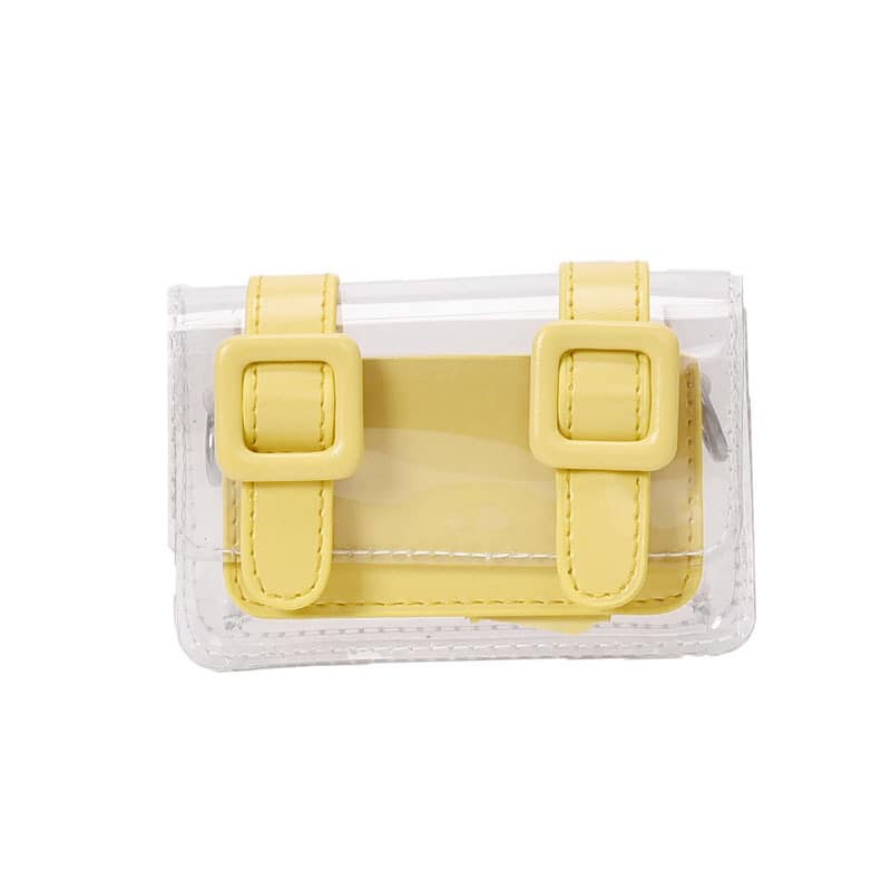 Túi xách nữ mini trong phối màu dây xích đeo chéo thời trang