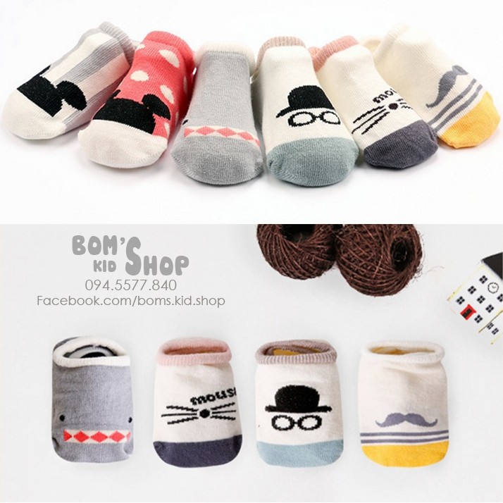 Set 5 đôi tất Hàn Quốc cho bé