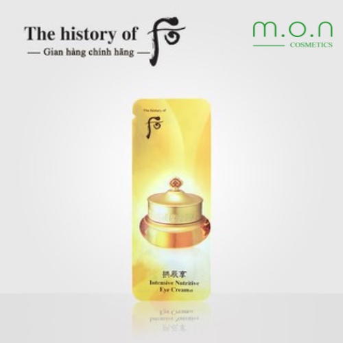 Kem dưỡng mắt Whoo Intensive Nutritive Eye Cream 1ml/gói | BigBuy360 - bigbuy360.vn