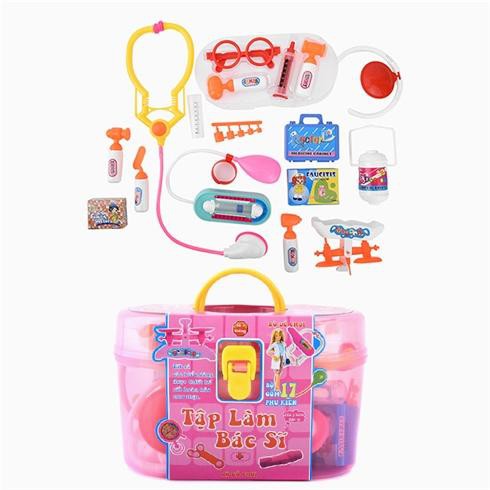 Bộ đồ chơi 17 món tập làm bác sĩ cho bé hàng Việt Nam