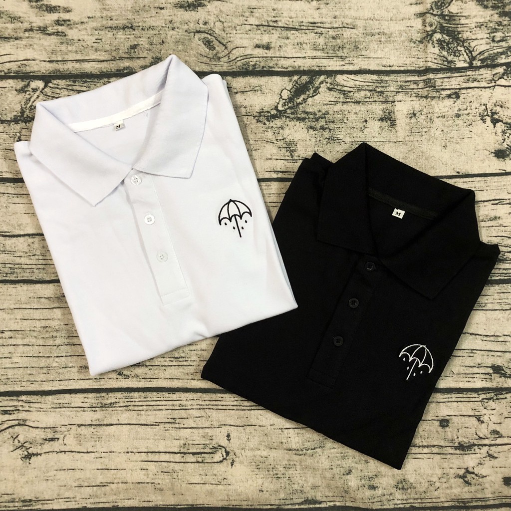 Áo thun POLO Unisex Cá sấu 4 chiều - Thêu Cái Ô | BigBuy360 - bigbuy360.vn