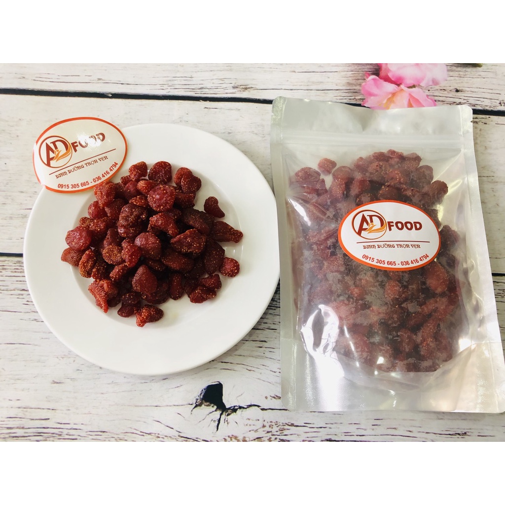 Dâu tây sấy dẻo không đường_ Đặc sản Đà Lạt 100g/200g/500g