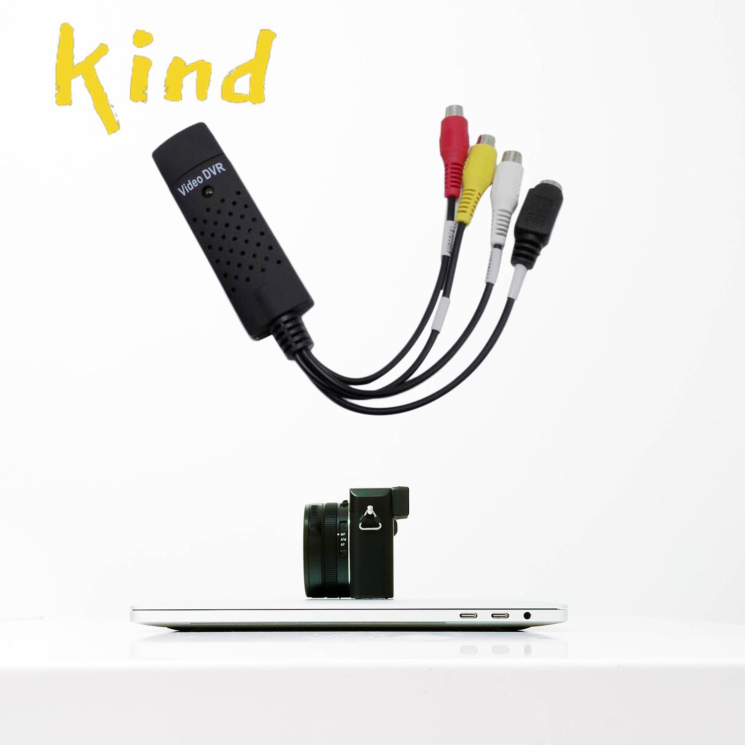 Bộ Chuyển Đổi Âm Thanh Hình Ảnh Usb 2.0 Màu Đen | BigBuy360 - bigbuy360.vn