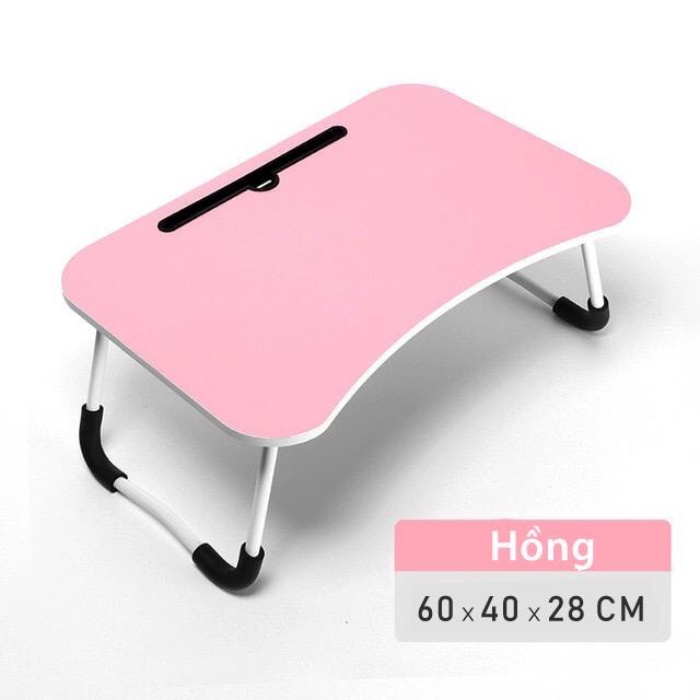 Bàn học làm việc gấp gọn ngồi bệt có khe cắm ipad thông minh bằng gỗ , màu sắc đa dạng | BigBuy360 - bigbuy360.vn