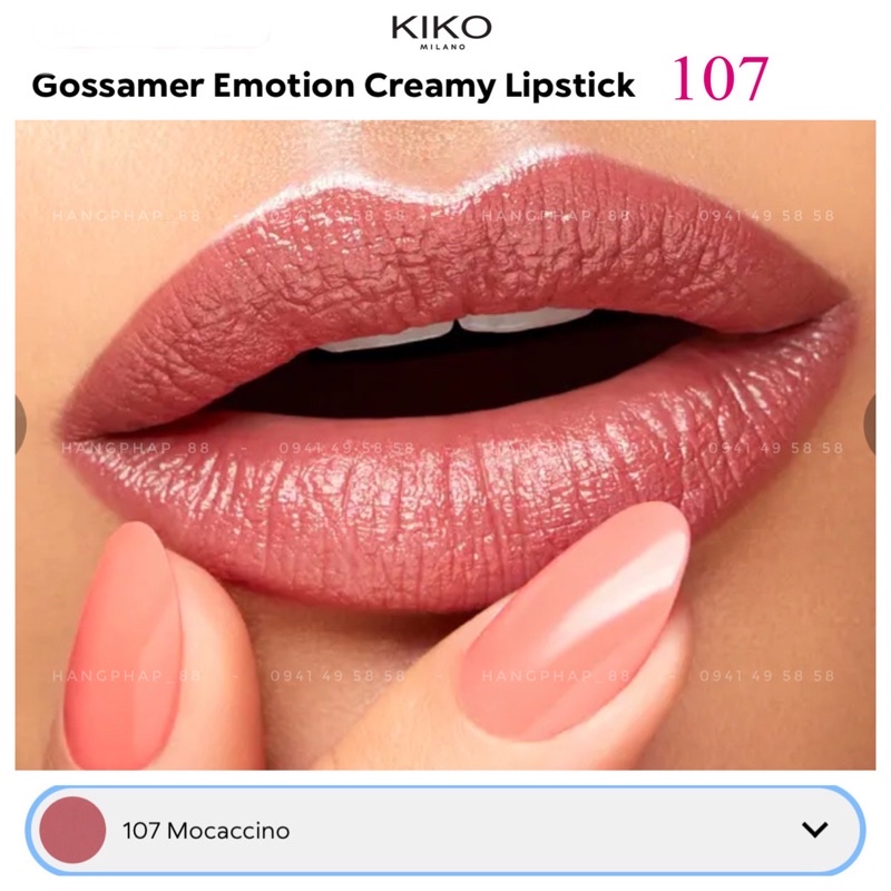 Son Kiko Gossamer Emotion 107 hồng đất